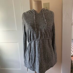 Latched mama comfy hoodie M and two other nursing shirts.